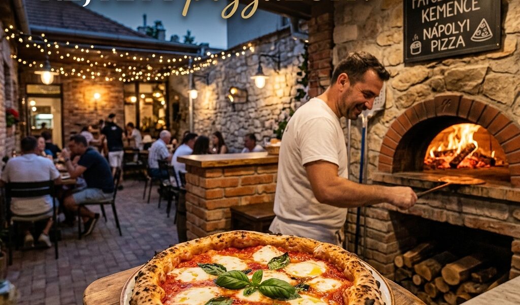 A cozy pizzeria in Siófok, featuring wood-fired ovens and delicious Neapolitan pizzas.